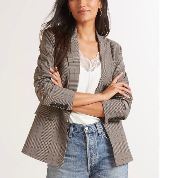 Evereve Jackets & Coats Jane St Plaid Blazer From Evereve Poshmark